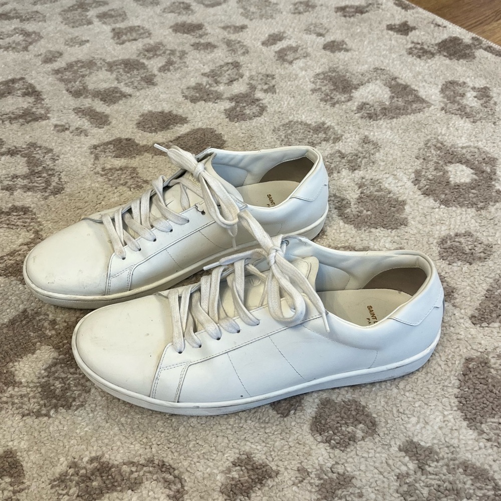 Saint Laurent mens sneakers size 44.5 , white - Picture 4 of 7